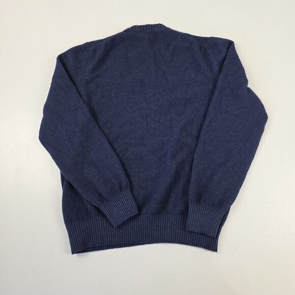 Todd Snyder Sweater Men's Small Blue Wool Cashmere Knit Blend Pullover Crewneck - Picture 10 of 11